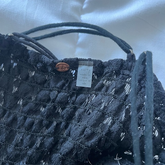 Adella Black Tie-Dye Slip Dress - Picture 3 of 3